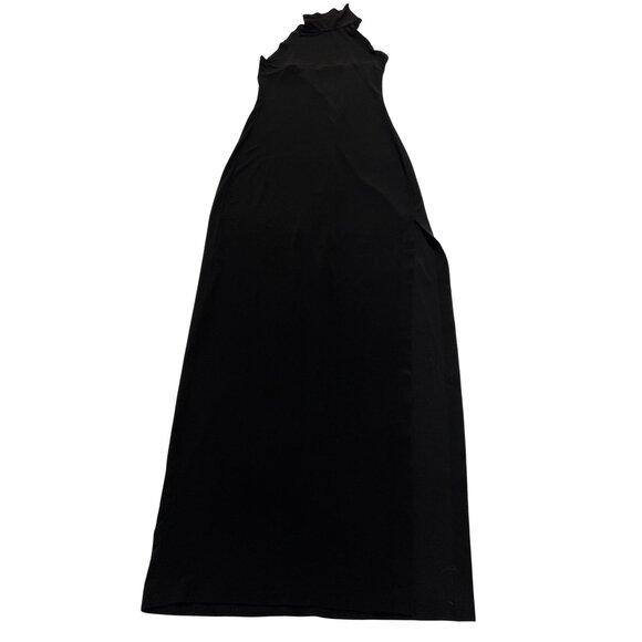 Norma Kamali Turtleneck Maxi Dress in Black